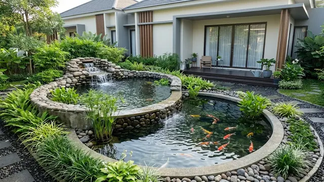 Kolam Ikan Bertingkat untuk Lahan Sempit