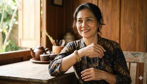 Rekomendasi Gelang Emas Ukir Elegan Usia 50 ke Atas (Foto: AI)