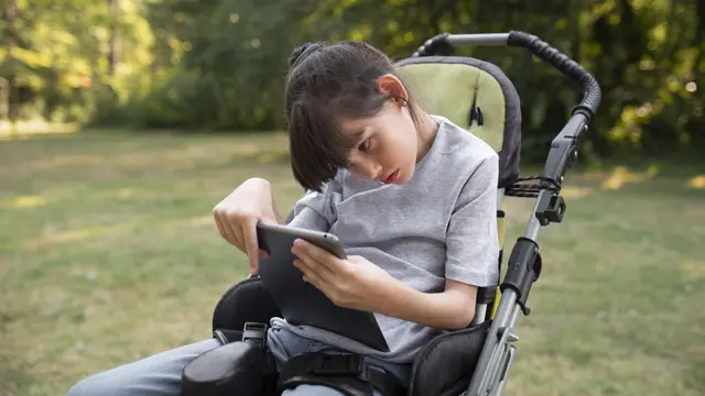 Ilustrasi pengidap cerebral palsy