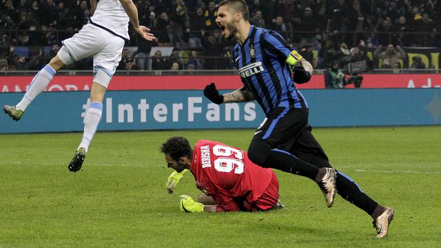 Mauro Icardi di Inter Milan vs Lazio (Reuters)