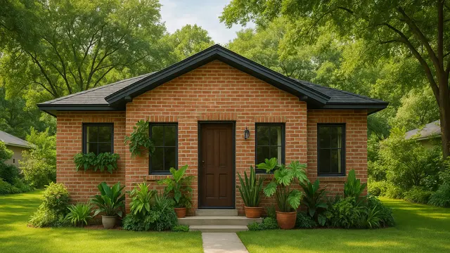 Gambar Rumah Sederhana Berbahan Bata Ekspos