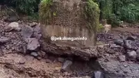 Tanah longsor di Pekalongan (Foto: Instagram @pekalonganinfo)