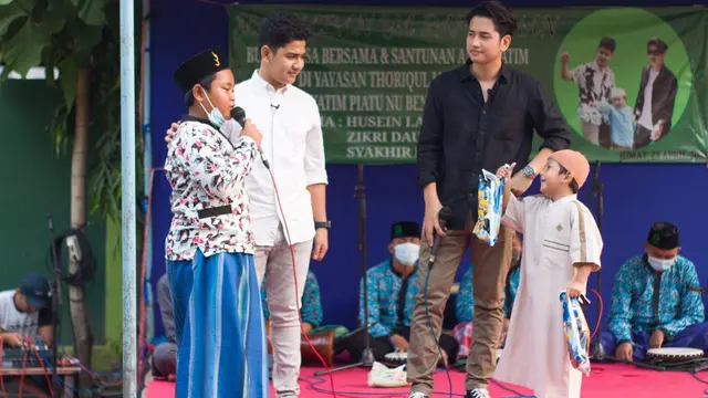 Syakir Daulay, Zikri Daulay, dan artis cilik Husein Latuconsina. (ist)