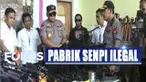 Seorang pelaku yang telah ditangkap menyebutkan, pabriknya telah beroperasi selama empat tahun dan menghasilkan 250 senjata berbagai jenis.