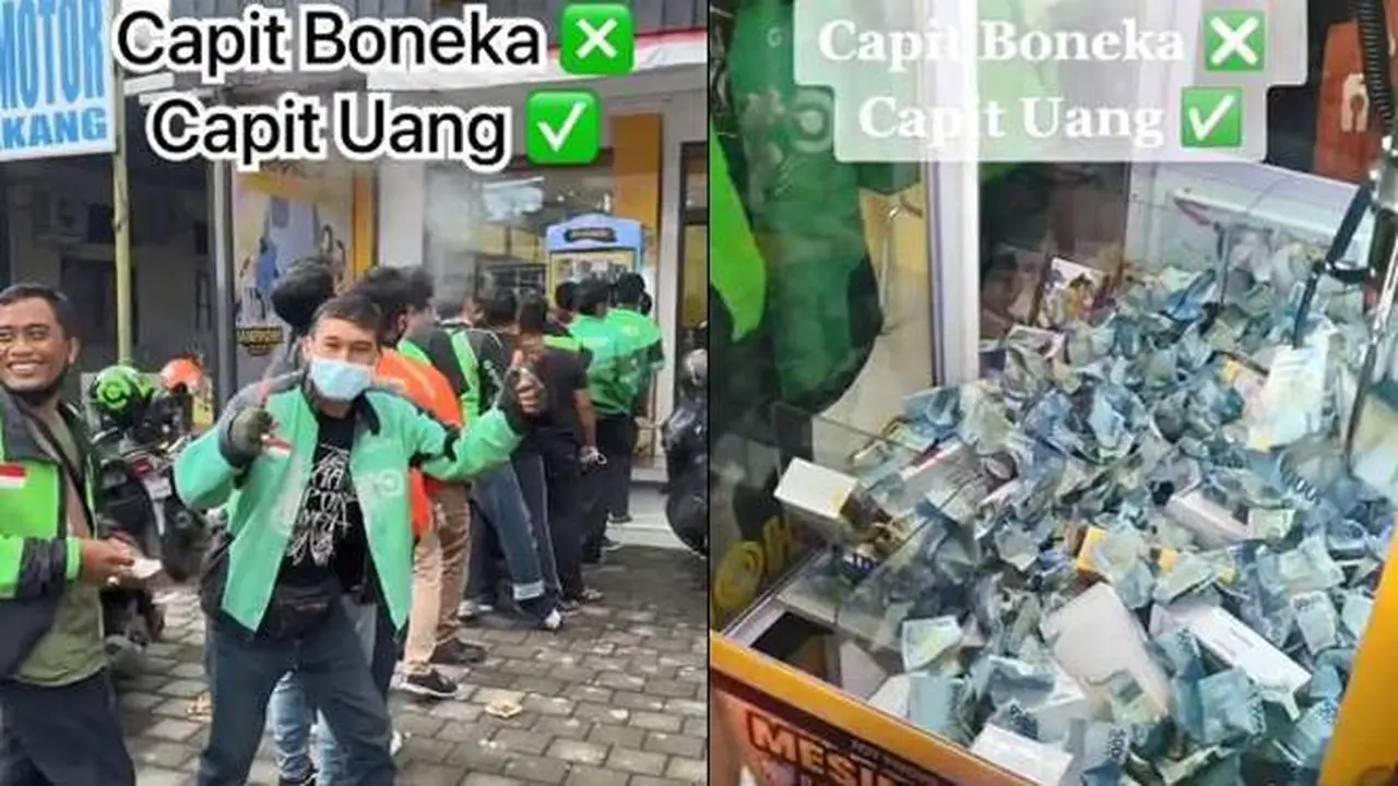 Viral Mesin Capit Uang dan Ponsel di Bali Ini Diserbu Ojol, Saingannya Sisca Kohl