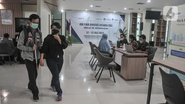Semangat Masyarakat Berkebutuhan Khusus Ikuti Job Fair Disabilitas
