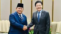 Presiden Prabowo Subianto melakukan pertemuan bilateral dengan Perdana Menteri (PM) Singapura, Lawrence Wong, Senin (16/6/2025). (Biro Pers Sekretariat Presiden)