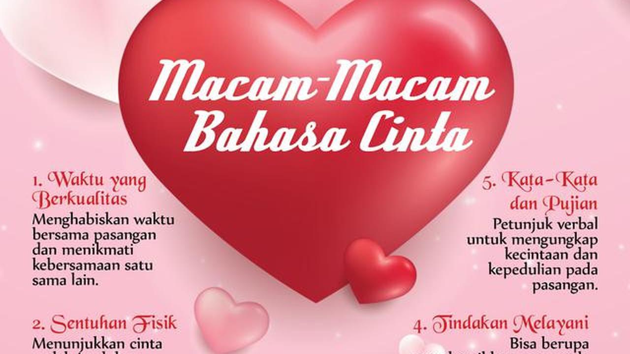 Infografis Macam-Macam Bahasa Cinta. (Liputan6.com/Triyasni)