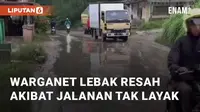 Beredar video viral yang merekam jalanan tak layak di Rangkasbitung, Lebak. Jalanan ini berada di Rangkasbitung - Leuwisdamar sekitar Pasir Roko Cimarga