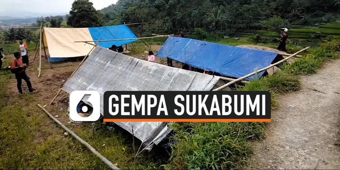 VIDEO: Pasca-gempa Sukabumi, Banyak Warga Tinggal di Tenda Darurat