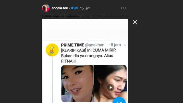 Unggahan Angela Tee