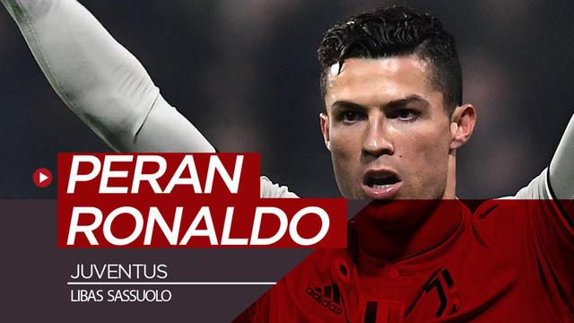 Berita video Cristiano Ronaldo berperan besar untuk kemenangan Juventus atas Sassuolo dalam lanjutan Serie A 2018-2019, Minggu (10/2/2019).