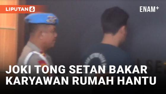 VIDEO: Diremehkan Saat Tanyakan Hutang, Joki Tong Setan di Pasar Rebo Bakar Karyawan Rumah Hantu