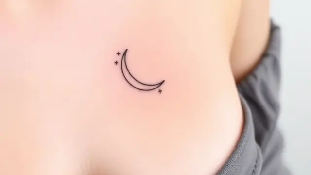 Tato Bulan Sabit Minimalis