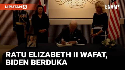 VIDEO: Penghormatan Presiden Joe Biden untuk Ratu Elizabeth II