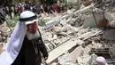Dalam 24 jam terakhir, Kementerian Kesehatan di Gaza menyatakan ada 82 orang tewas dan 152 lainnya terluka dalam serangan Israel. (Zain JAAFAR/AFP)