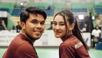 Potret kemesraan Thariq Halilintar dan Aaliyah Massaid. [Foto: Instagram/aaliyah.massaid]