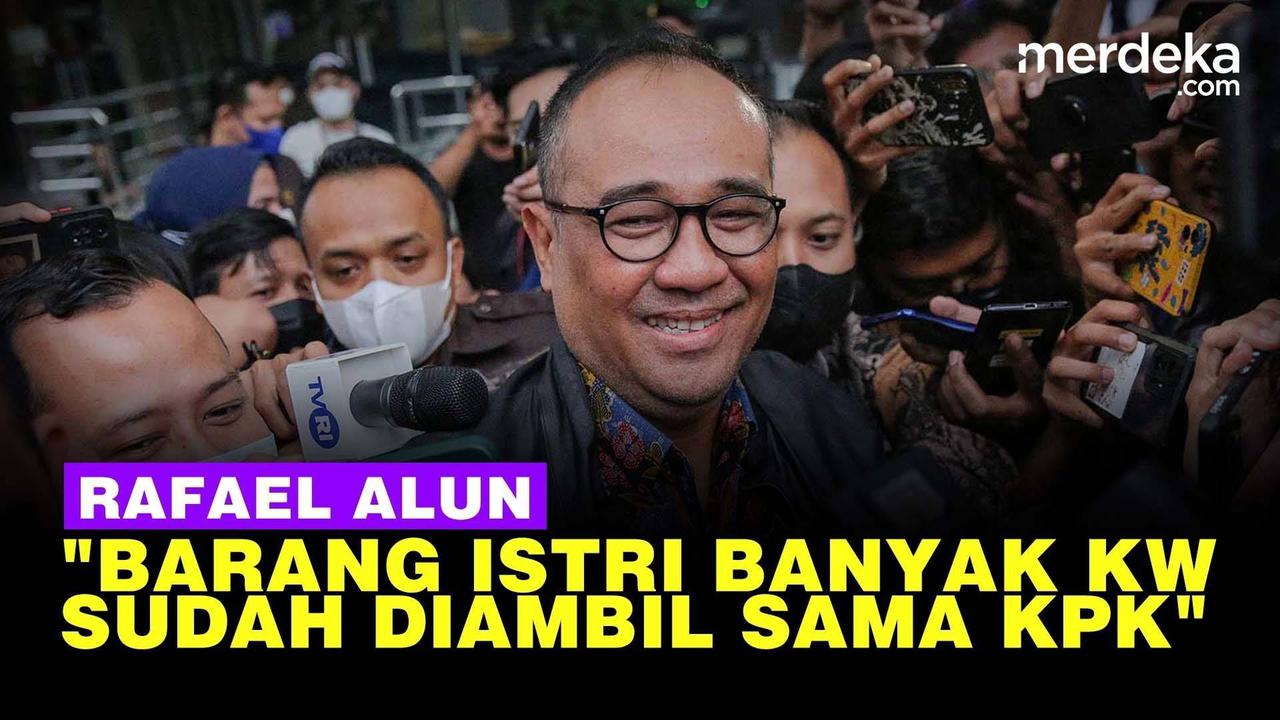 VIDEO: Rafael Alun "Barang Istri Saya Banyak KW, Sudah Diambil KPK Semua"