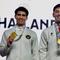 Sabar dan Alwi saat mendapatkan medali emas di SEA Games 2025