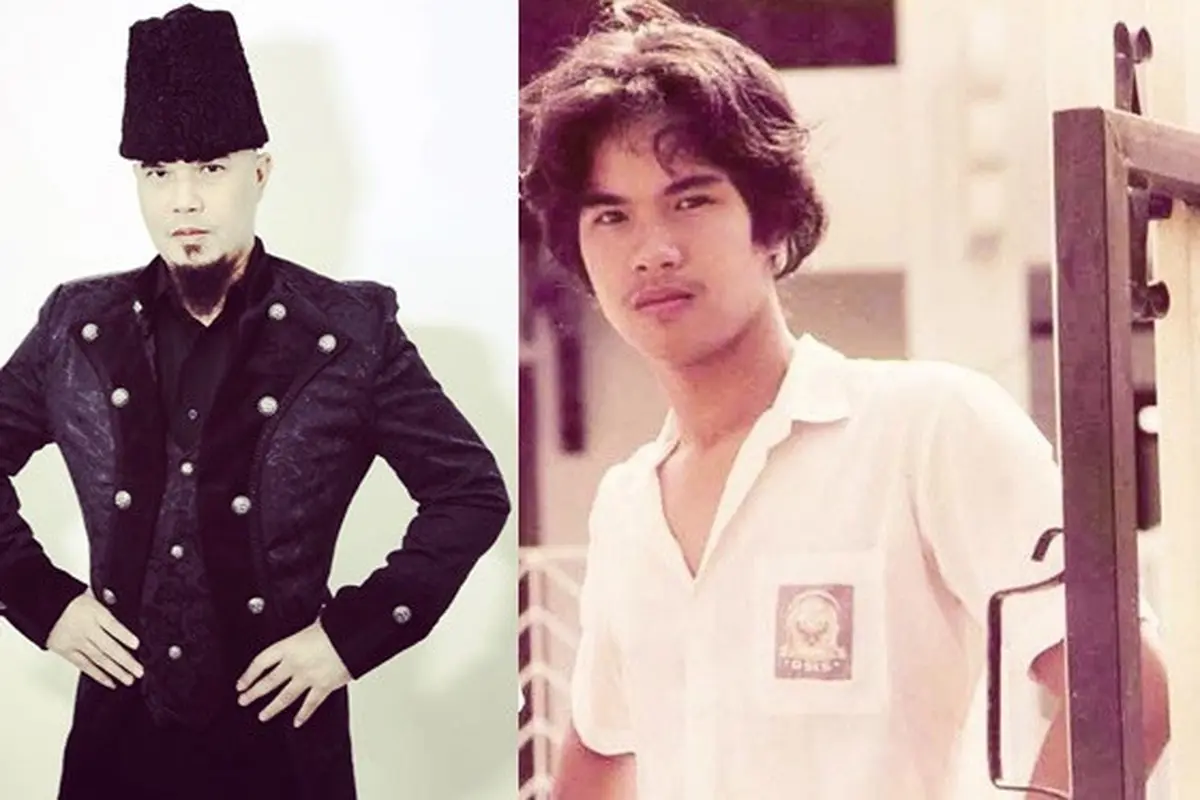 6 Potret Masa Remaja Ahmad Dhani, Gaya Rambut Mullet Bikin Pangling