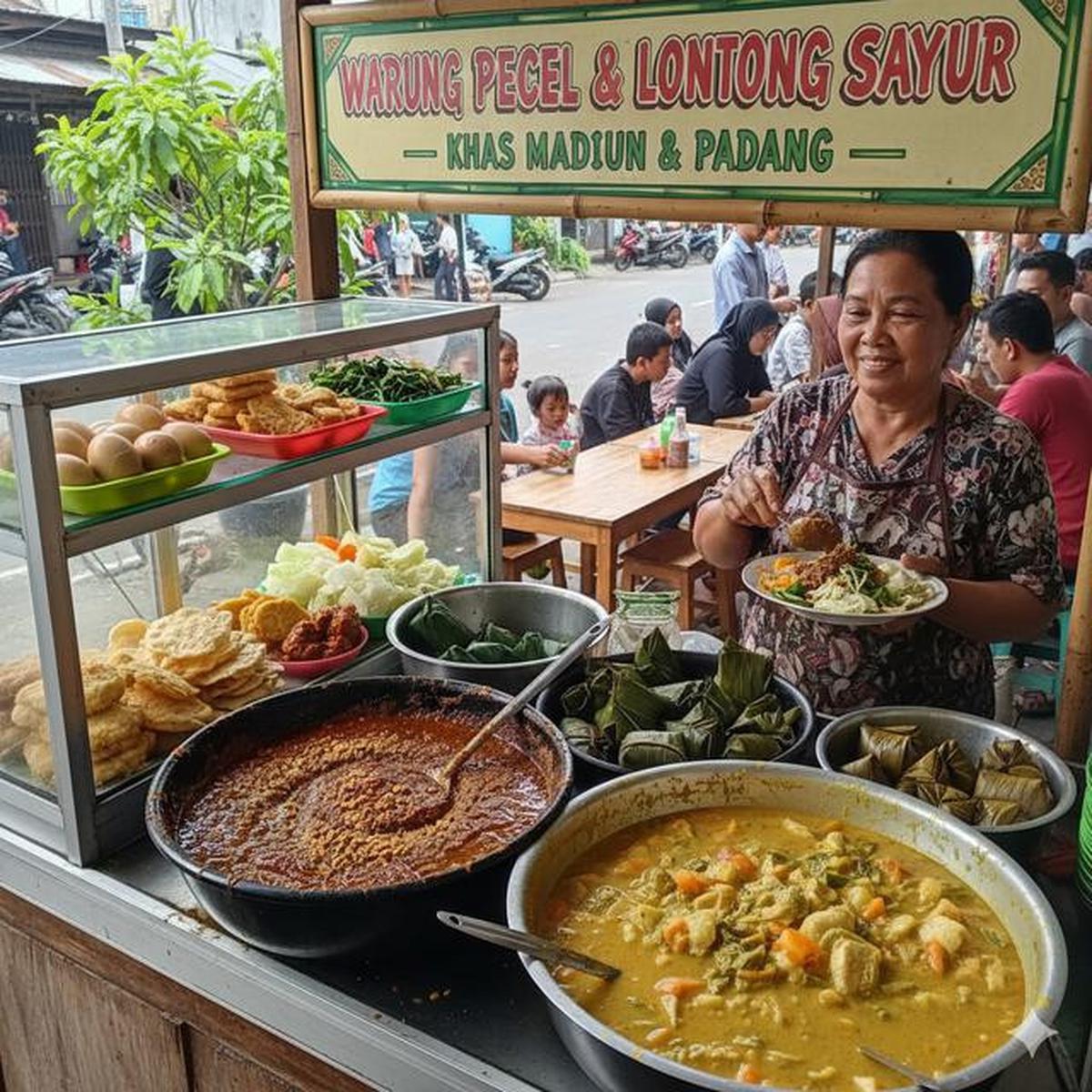 Ilustrasi Jualan Makanan Rumahan