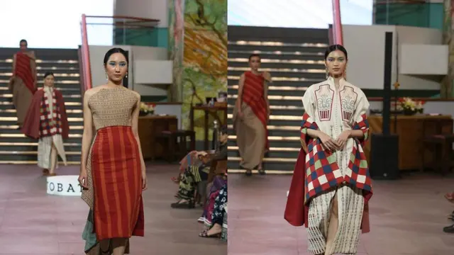 Tobatenun koleksi ulos dalam busana couture