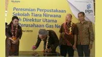 PGN meresmikan Perpustakaan Sekola Tiara Nirwana sebagai program CSR di bidang pendidikan.