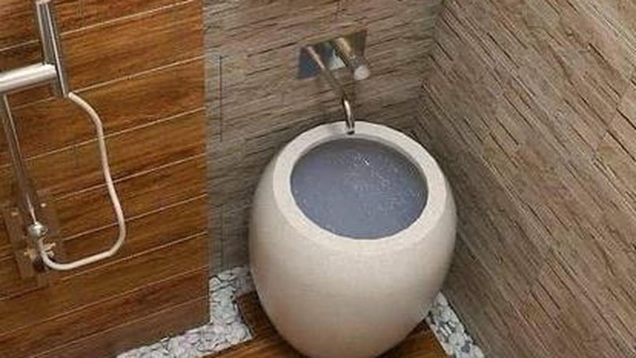 Desain Kamar Mandi Unik Tradisional