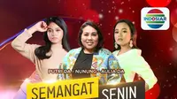 Semangat Senin Indosiar digelar live streaming di Vidio, dengan bintang tamu Nunung, Putri DA, Aulia DA tayang Senin 13 Desember 2021 pukul 16.00 WIB