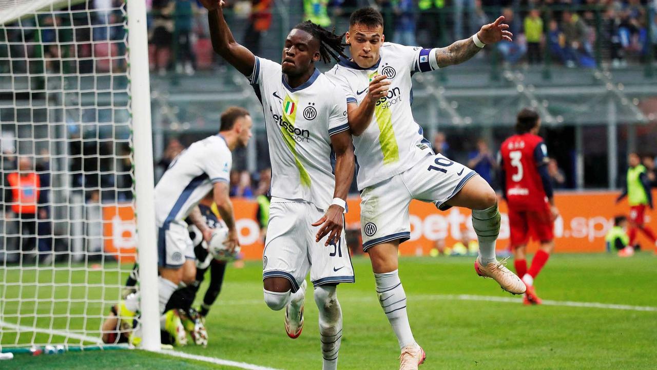 FOTO: Kalahkan Cagliari 3-1, Mantapkan Posisi Inter Milan di Puncak Klasemen Liga Italia