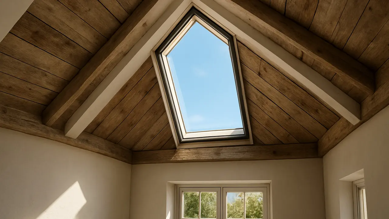 Model Atap Rumah Skylight untuk Pencahayaan Alami (Foto: ChatGPT)