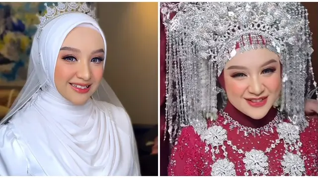 6 Potret Detail Penampilan Hersa Rahayu Istri Rizki DA, Usung Adat Sumatera dan Sunda