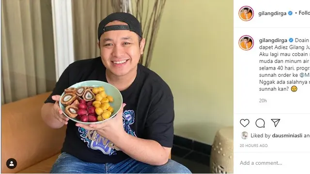 Gilang Dirga (Foto: Instagram/@gilangdirga)