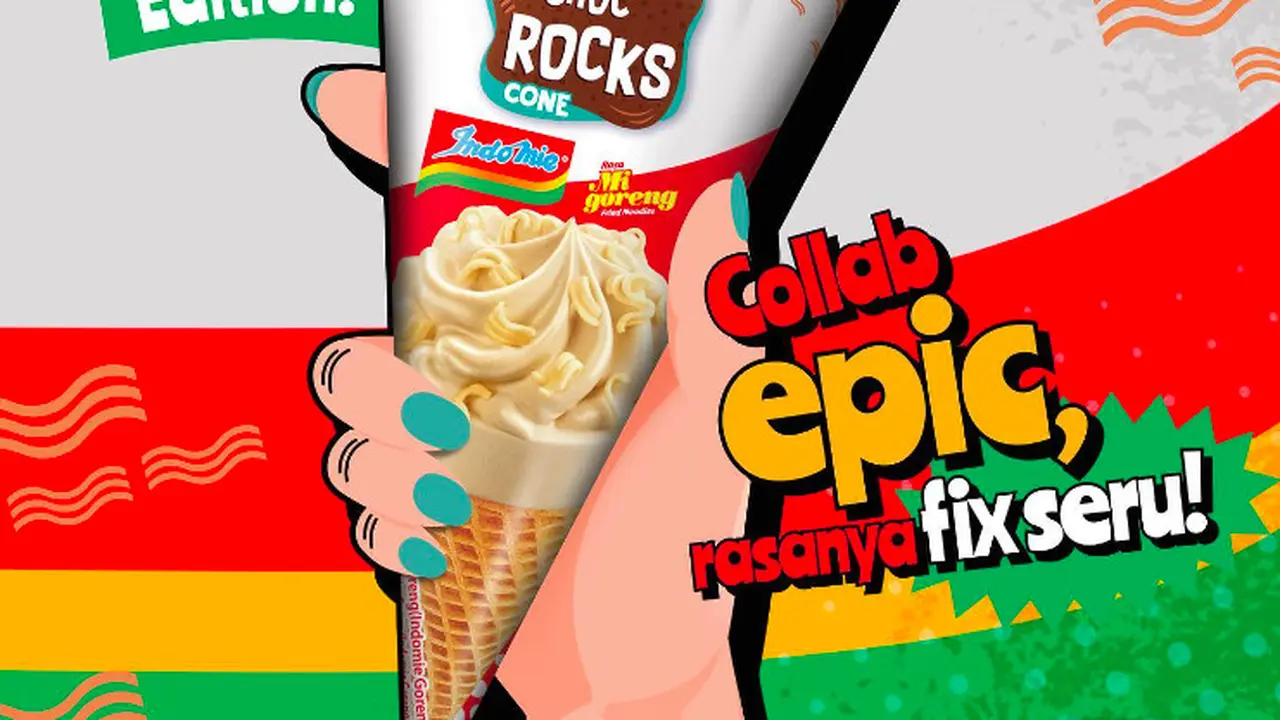 Virl es krim rasa indomie goreng yang bikin warganet penasaran