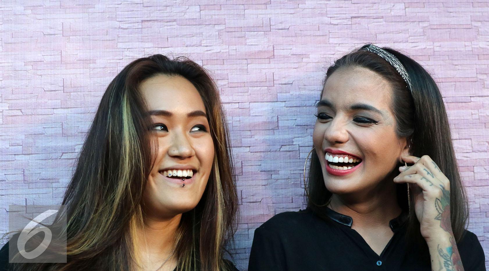 Sheila Marcia dan Melodya Vanesha [Foto: Herman Zakharia/Liputan6.com]