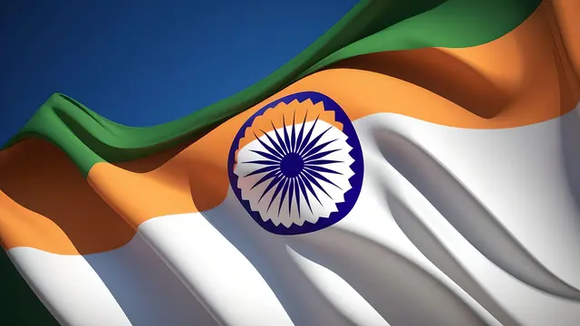 Ilustrasi bendera India