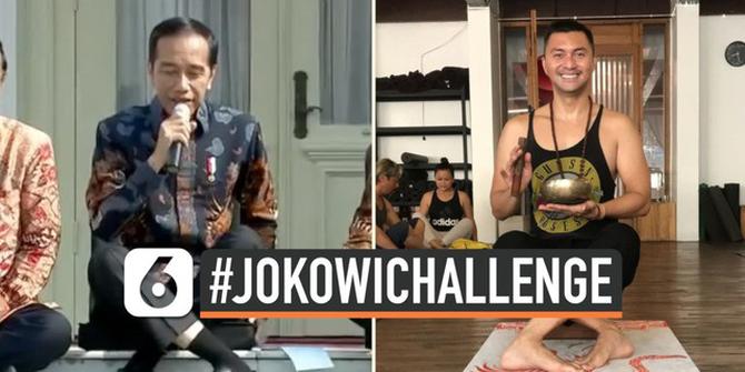 VIDEO: Gaya Duduk Jokowi Viral dan Jadi Challenge