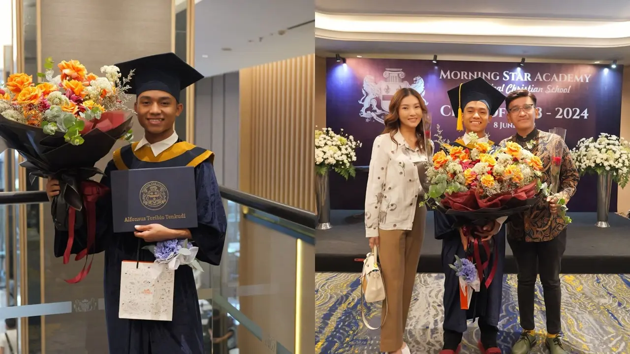 Betrand Peto Wisuda SMA
