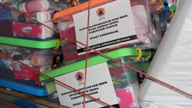 Bantuan Logistik Penanganan Gempa Cianjur