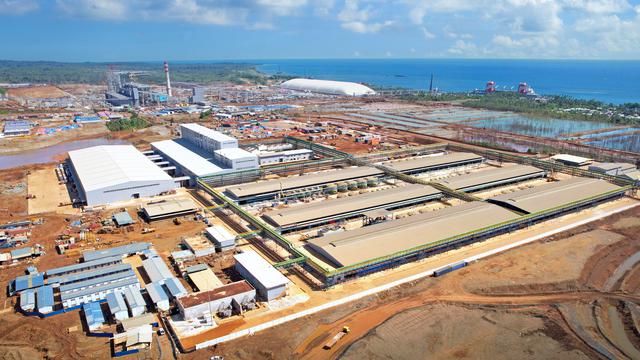 Pabrik PT Halmahera Persada Lygend (PT HPL) siap memproduksi nikel sulfat. (NCKL)