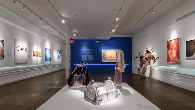 Pameran Museum Seks di New York pada 2022.
