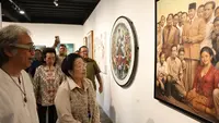 Megawati Bersama GKR Hemas Buka Pameran Mata Hati Soekarno