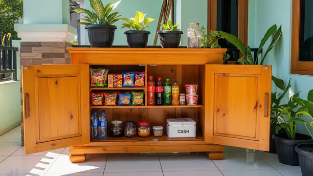 Desain “Warung Dalam Lemari” (Cabinet Warung)