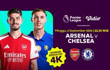 Liga Inggris 2026/27 Matchweek 3 - Arsenal vs Chelsea: Rekor Pertemuan Jelang Derby London di Vidio