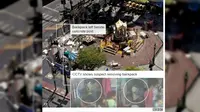 Rekaman 2 orang lain yang terlihat di CCTV dicurigai sebagai jaringan tersangka dalam teror bom Bangkok. (BBC)