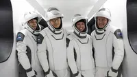 Kru Farm2 yang akan mengeksplorasi wilayah kutub Bumi dalam misi berawak terbaru dari SpaceX. (Dok: SpaceX)
