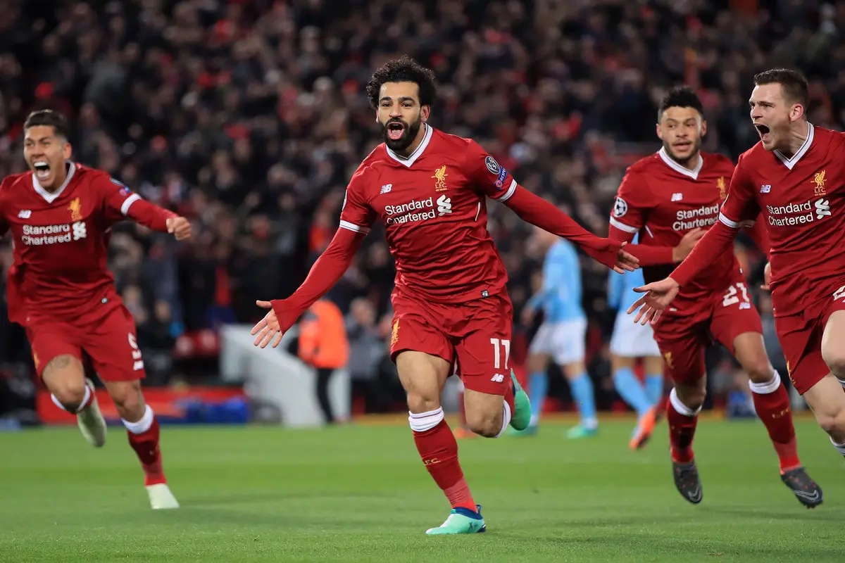 Salah Sumbang Gol, Liverpool Menang Telak Atas Manchester City
