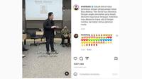 Tangkapan layar instagram Menteri BUMN Erick Thohir.