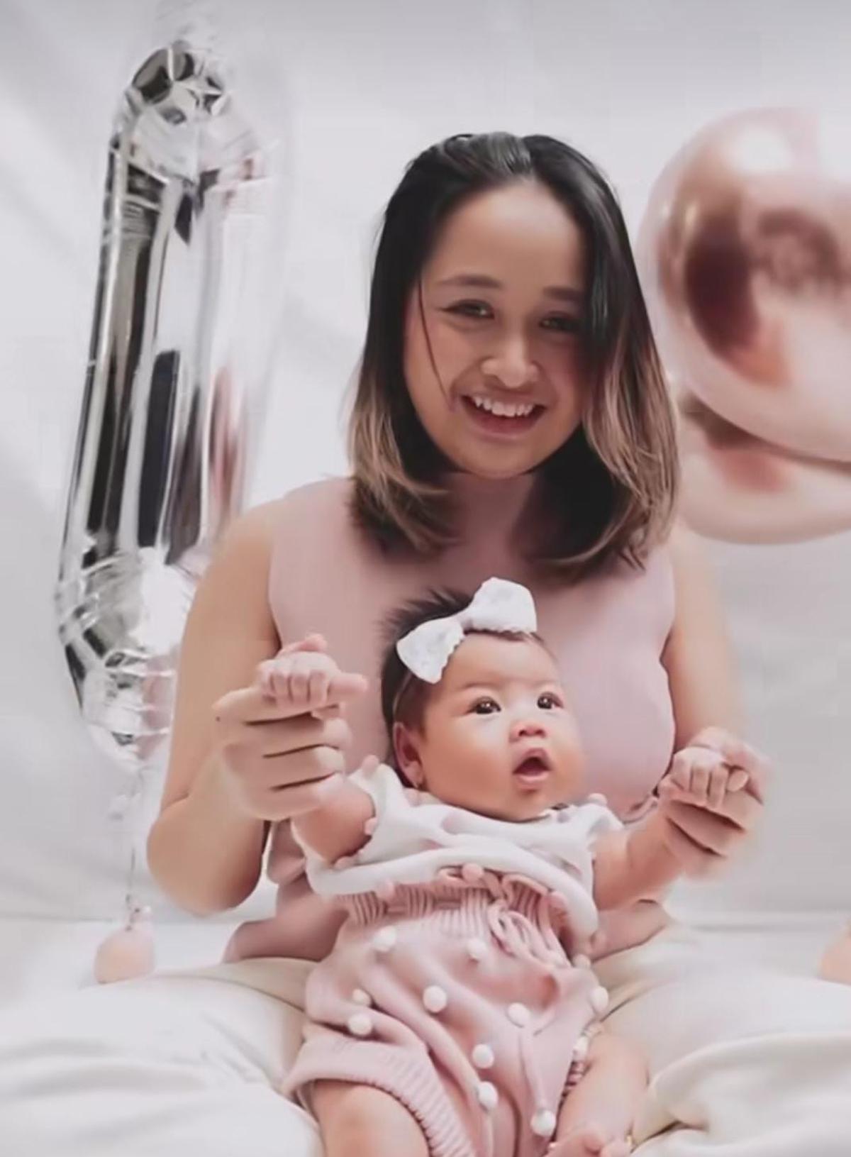 Potret Anak Gritte Agatha Lakukan Pemotretan di Umur 1 Bulan, Tampak Gemas dan Cantik