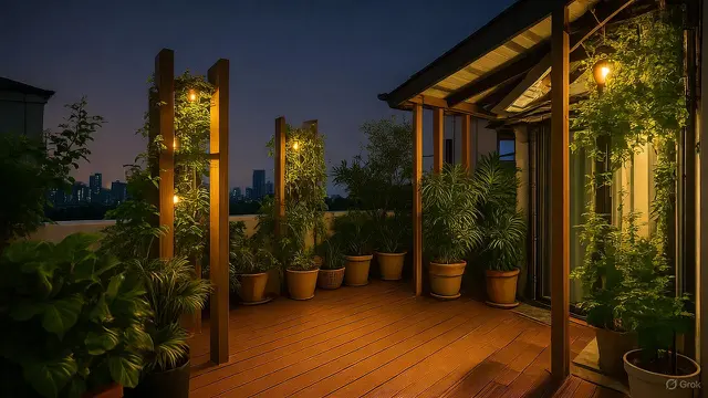 Model Teras Belakang Rumah 2025 yang Pas untuk Hunian Perkotaan Sempit / Ilustrasi AI